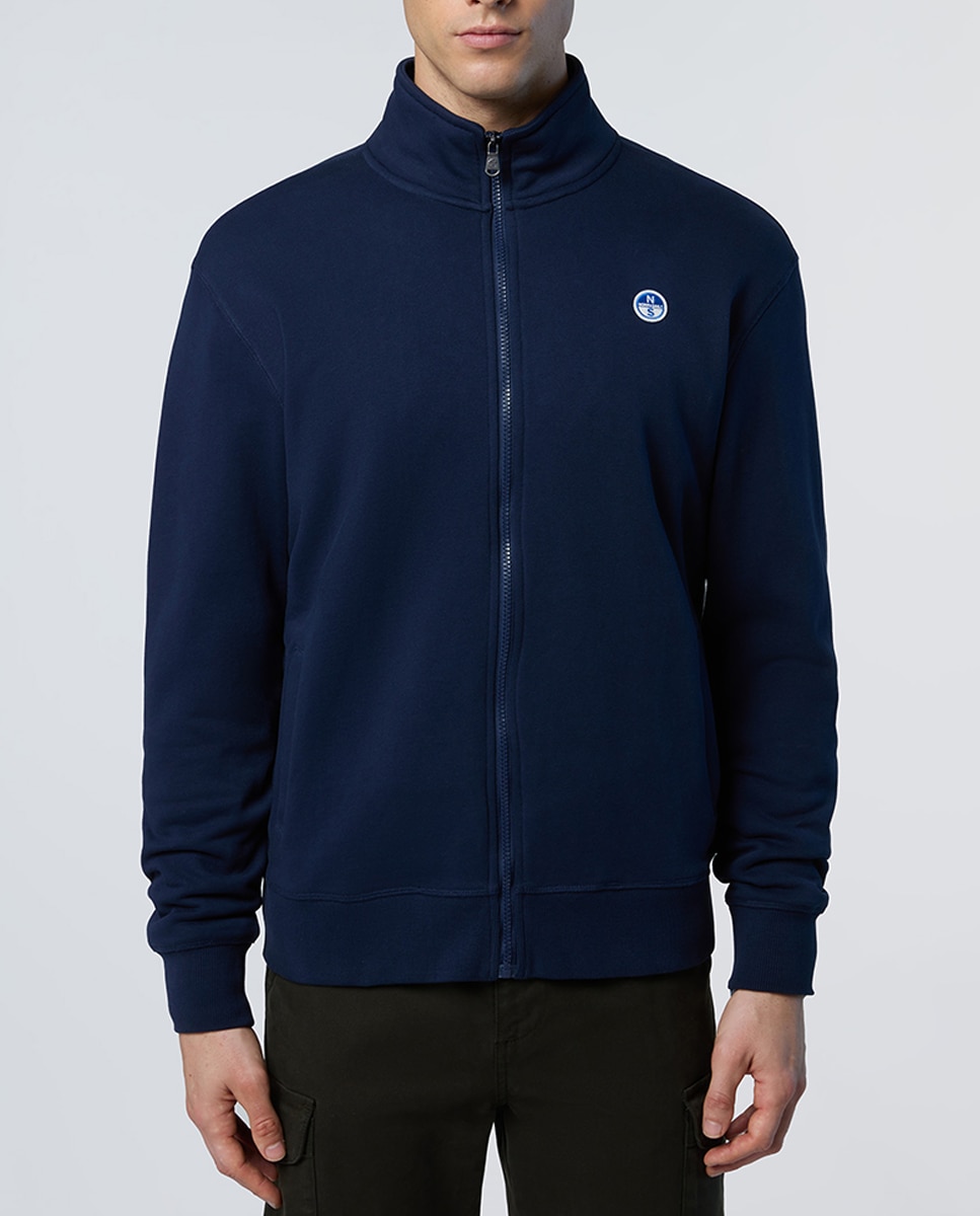 Imagen 0 de Sudadera algodón orgánico con cremallera de hombre