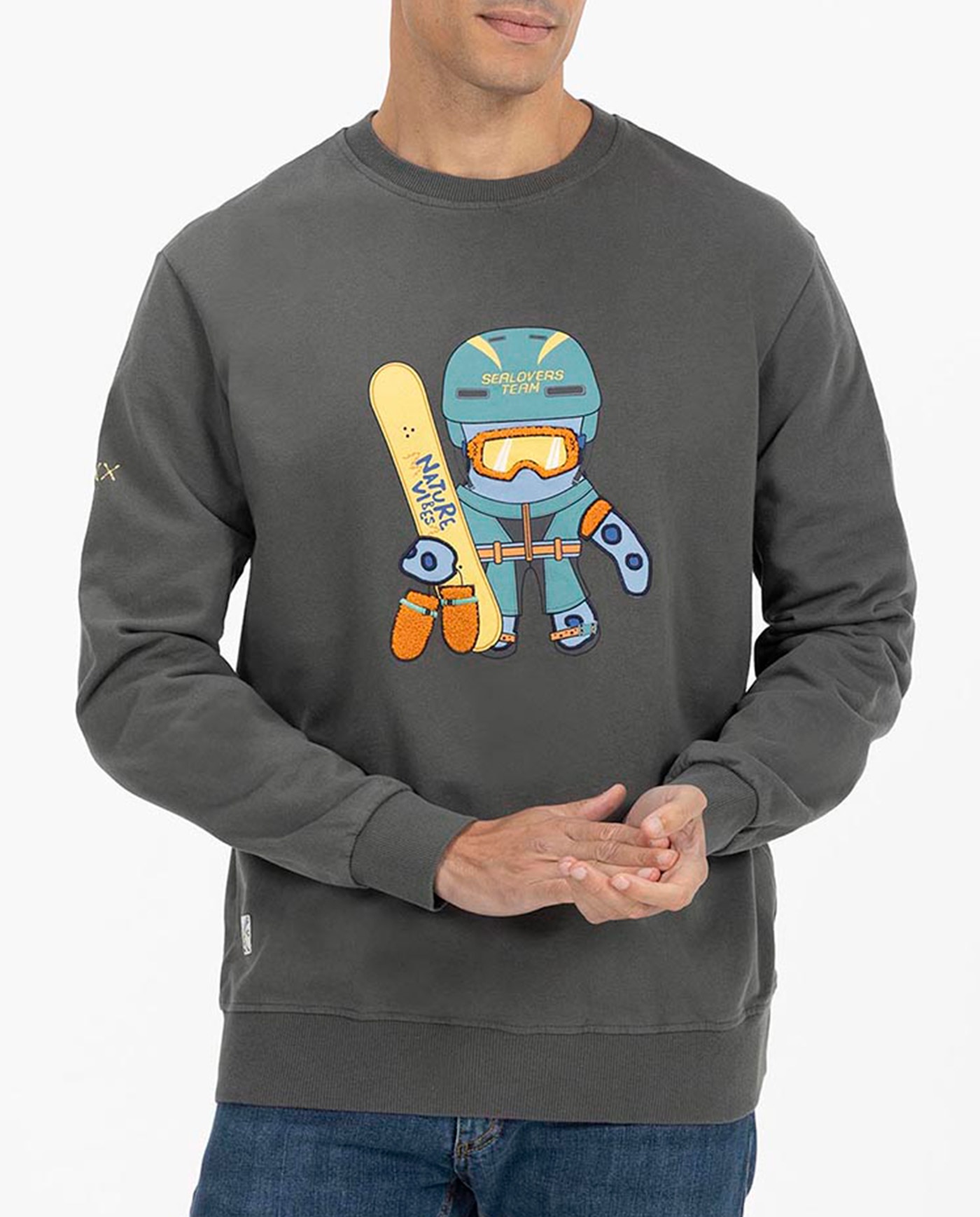 Imagen 0 de Sudadera estampado EL PULPO snowboard