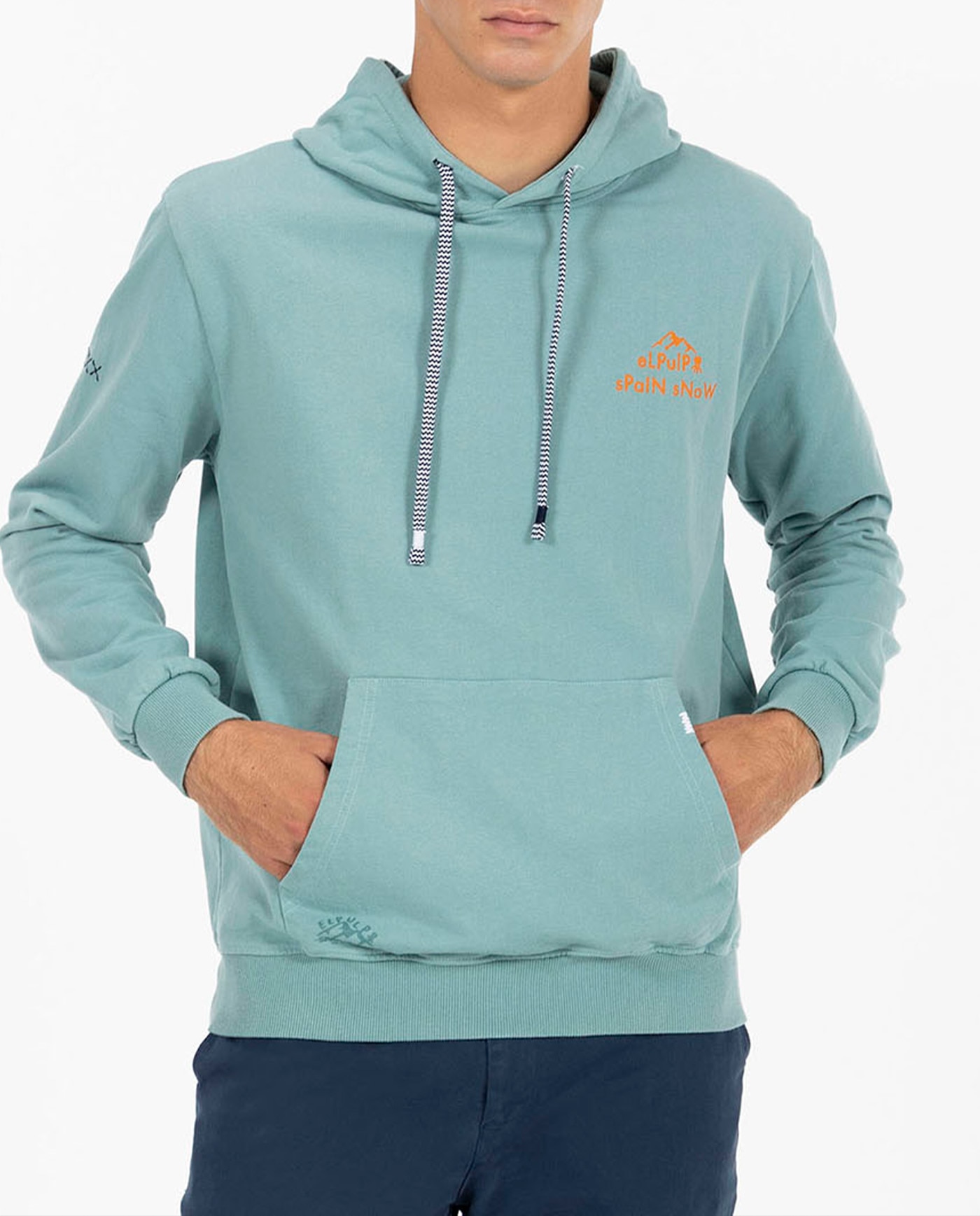 Imagen 0 de Sudadera capucha estampado estaciones ski