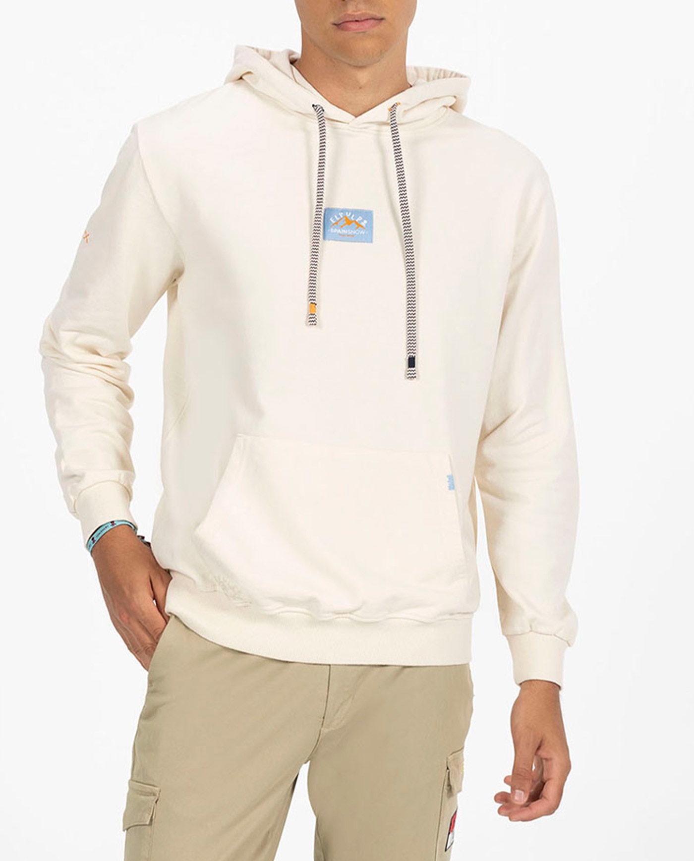 Imagen 0 de Sudadera capucha etiqueta montaña
