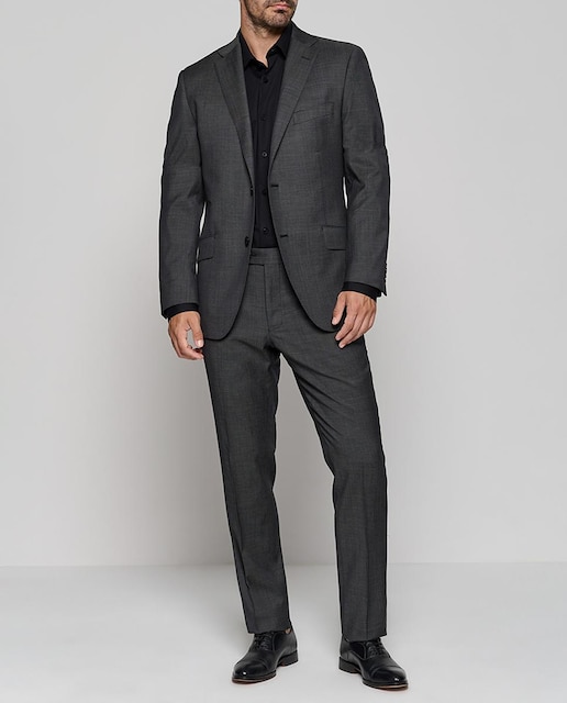 Imagen 0 de Traje de hombre regular fit half canvas falso liso
