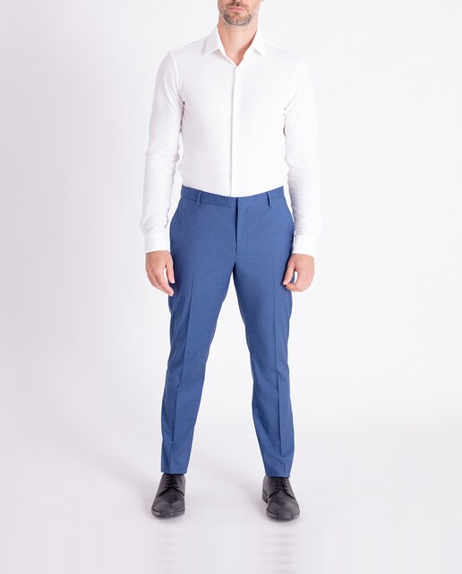 Imagen 0 de Pantalón de vestir de lana de hombre