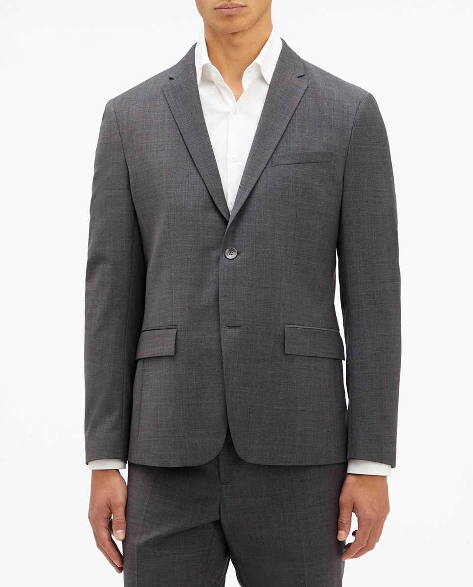 Imagen 0 de Blazer de hombre en tejido melange slim fit