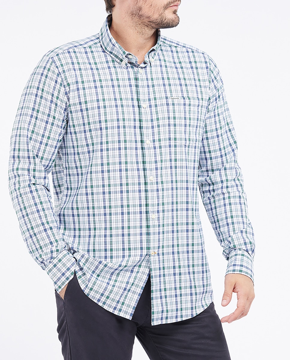 Imagen 0 de Camisa de hombre de manga larga de cuadros
