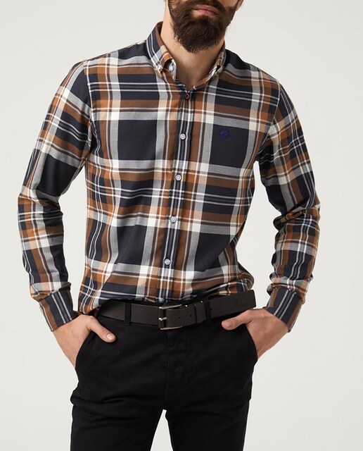 Imagen 0 de Camisa de hombre slim cuadros