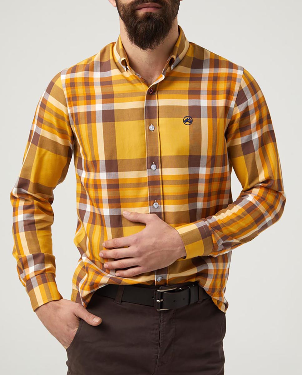 Imagen 0 de Camisa de hombre slim cuadros