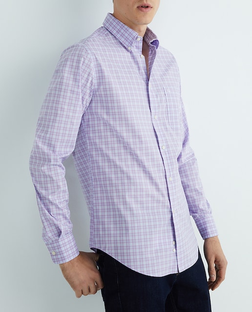 Imagen 0 de Camisa de hombre de algodón regular fit manga larga