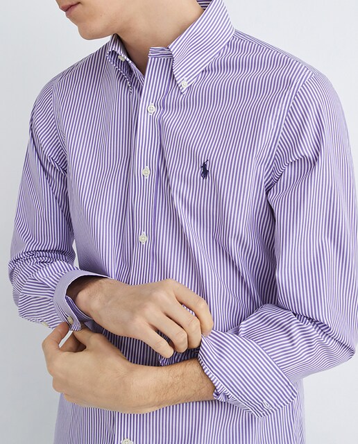 Imagen 0 de Camisa de hombre de algodón regular fit manga larga