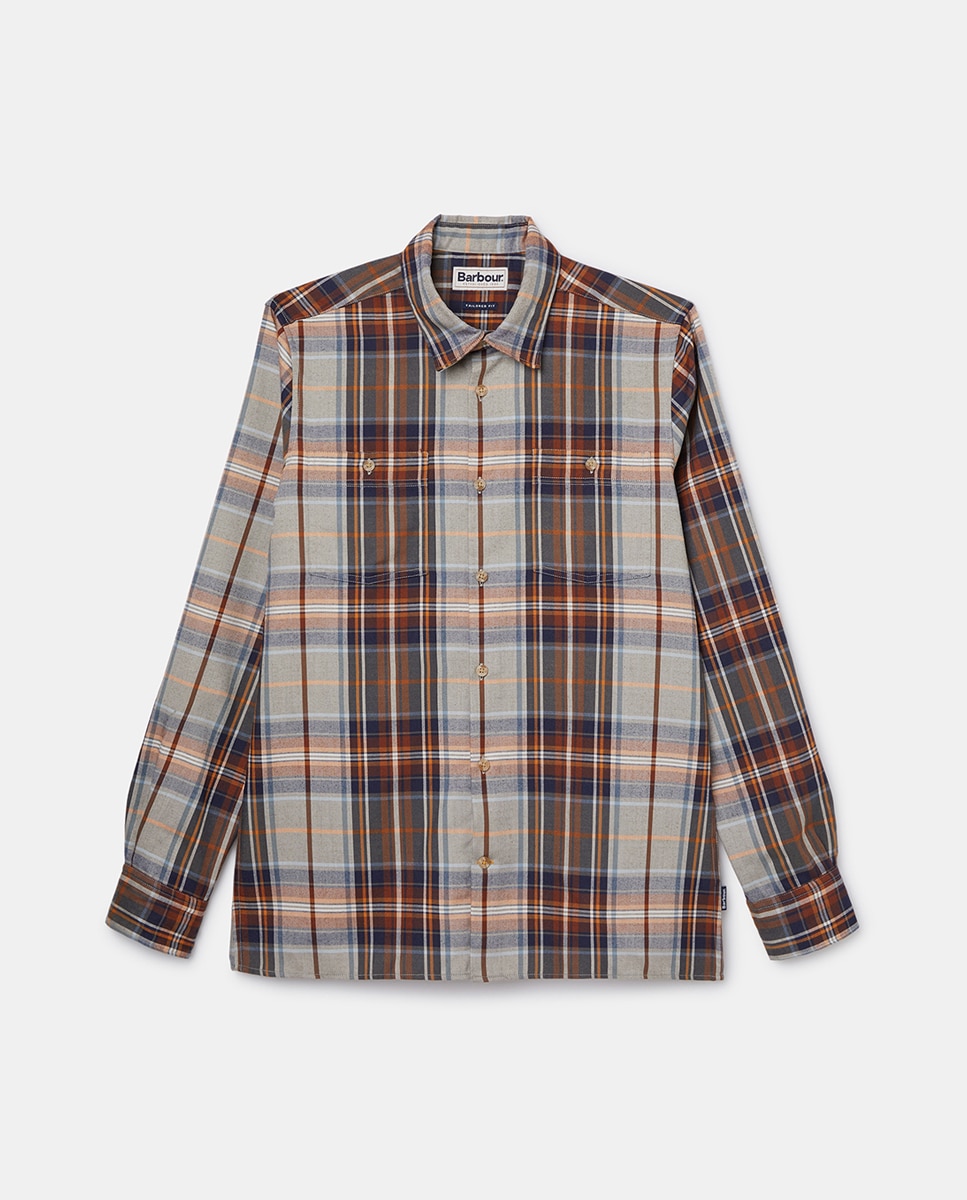 Imagen 0 de Camisa de hombre de manga larga a cuadros