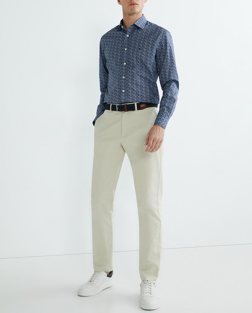 Imagen 0 de Camisa de hombre slim fit con estampado floral