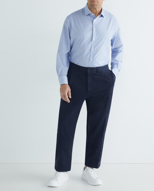 Imagen 0 de Camisa de hombre classic fit algodón fil coupé tallas grandes