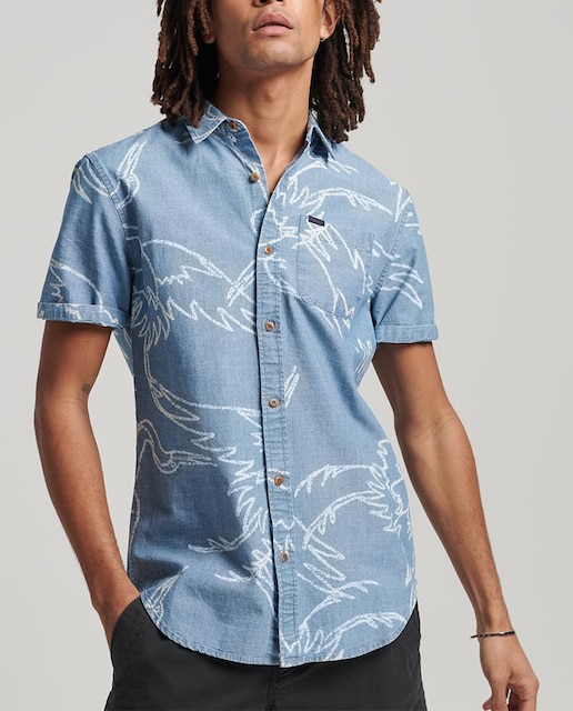 Imagen 0 de Camisa de hombre de manga corta con logotipo Vintage Logo Loom