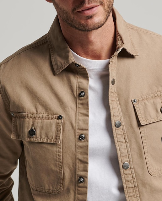 Imagen 0 de Sobrecamisa de hombre de lona