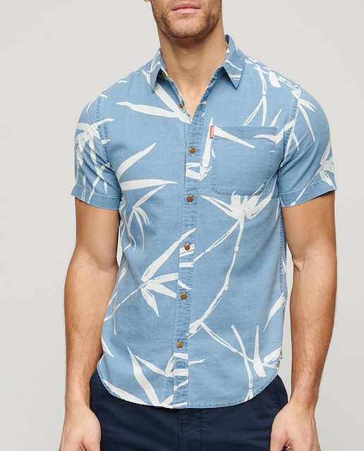 Imagen 0 de Camisa de hombre de manga corta con logotipo Vintage Logo Loom