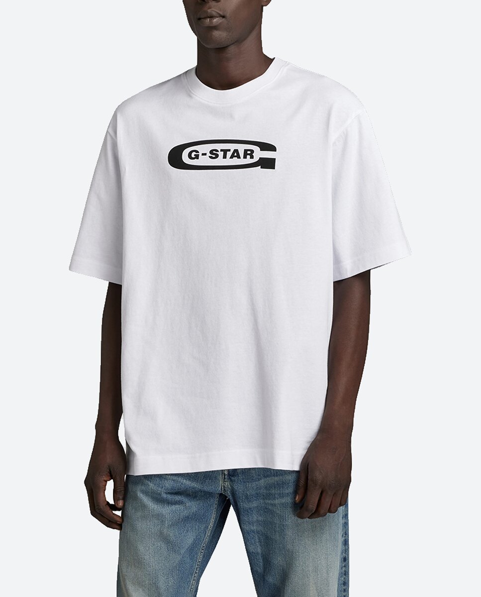 Imagen 0 de Camiseta Old School Logo Boxy de hombre
