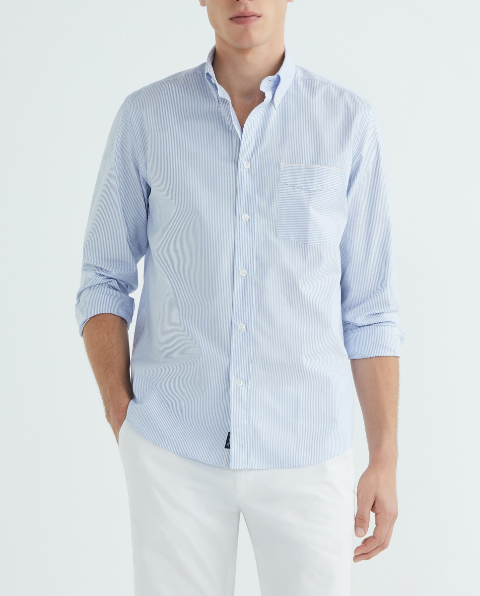 Imagen 0 de Camisa de hombre raya diplomática classic fit