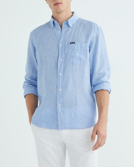 Imagen 0 de Camisa de hombre rayas finas classic fit