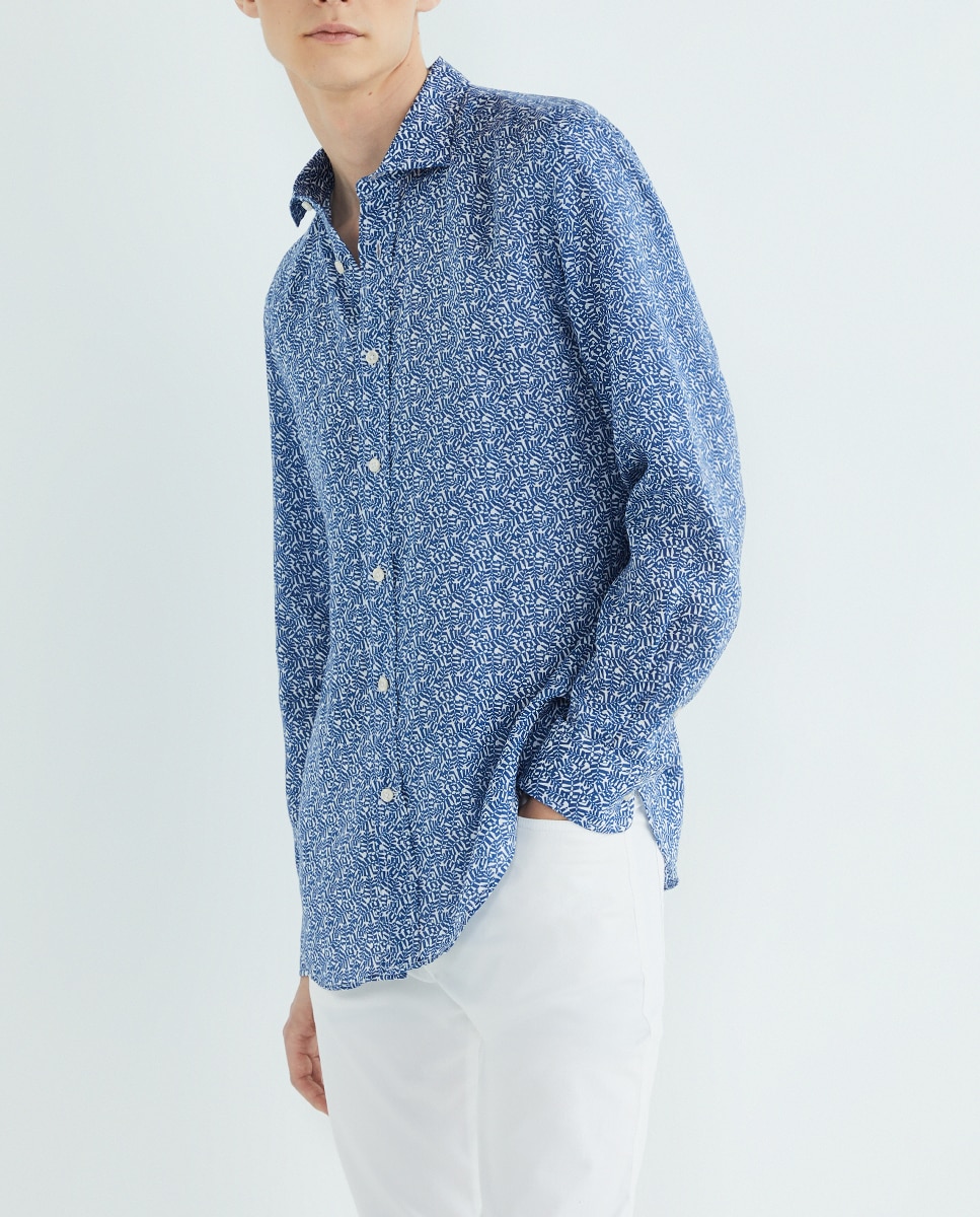 Imagen 0 de Camisa de hombre lino fantasia classic fit
