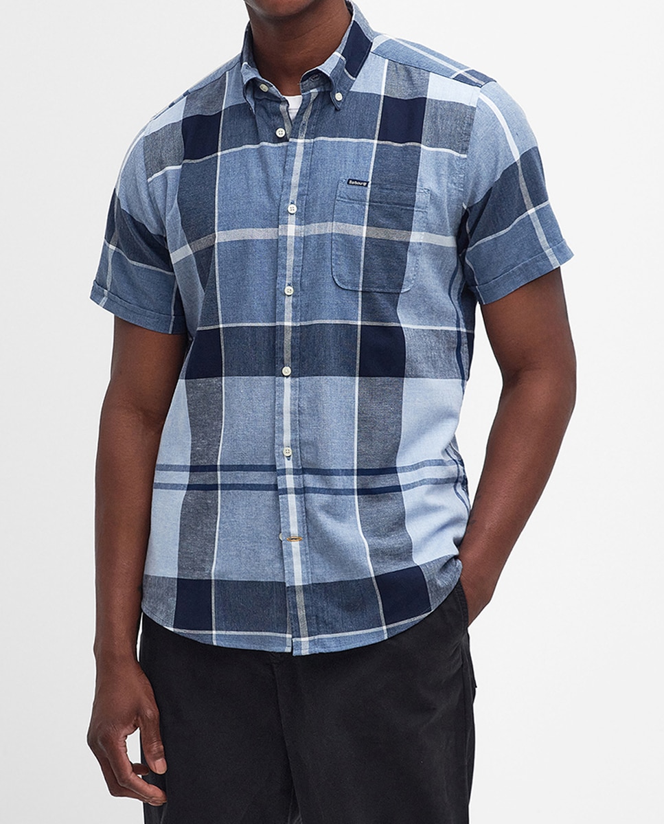 Imagen 0 de Camisa de hombre de manga corta de corte regular fit