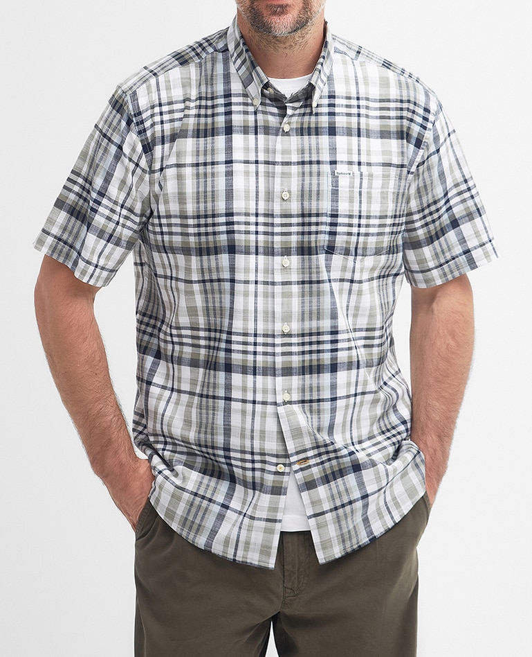 Imagen 0 de Camisa de  hombre en ajuste regular con manga corta
