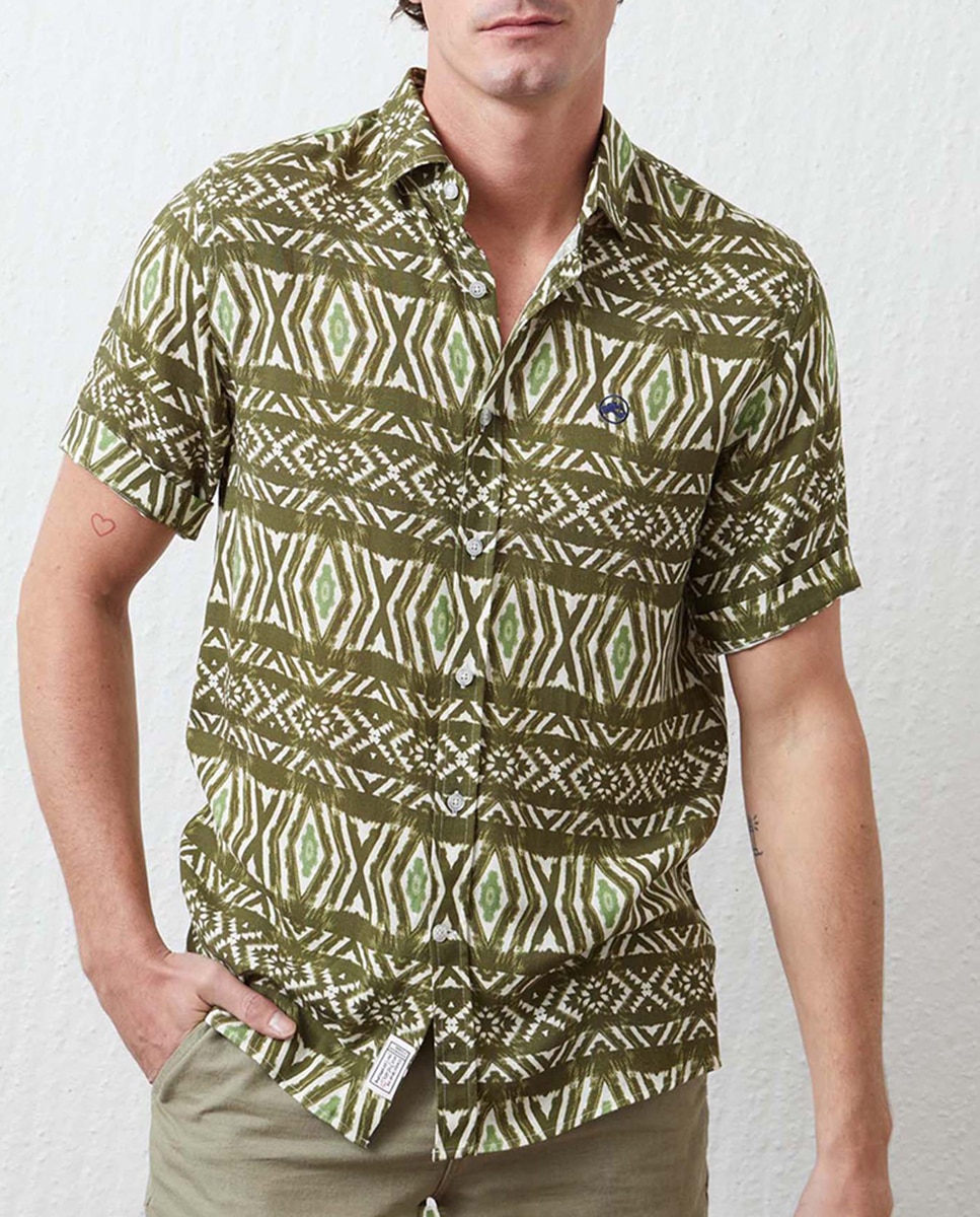 Imagen 0 de Camisa de hombre Manga Corta