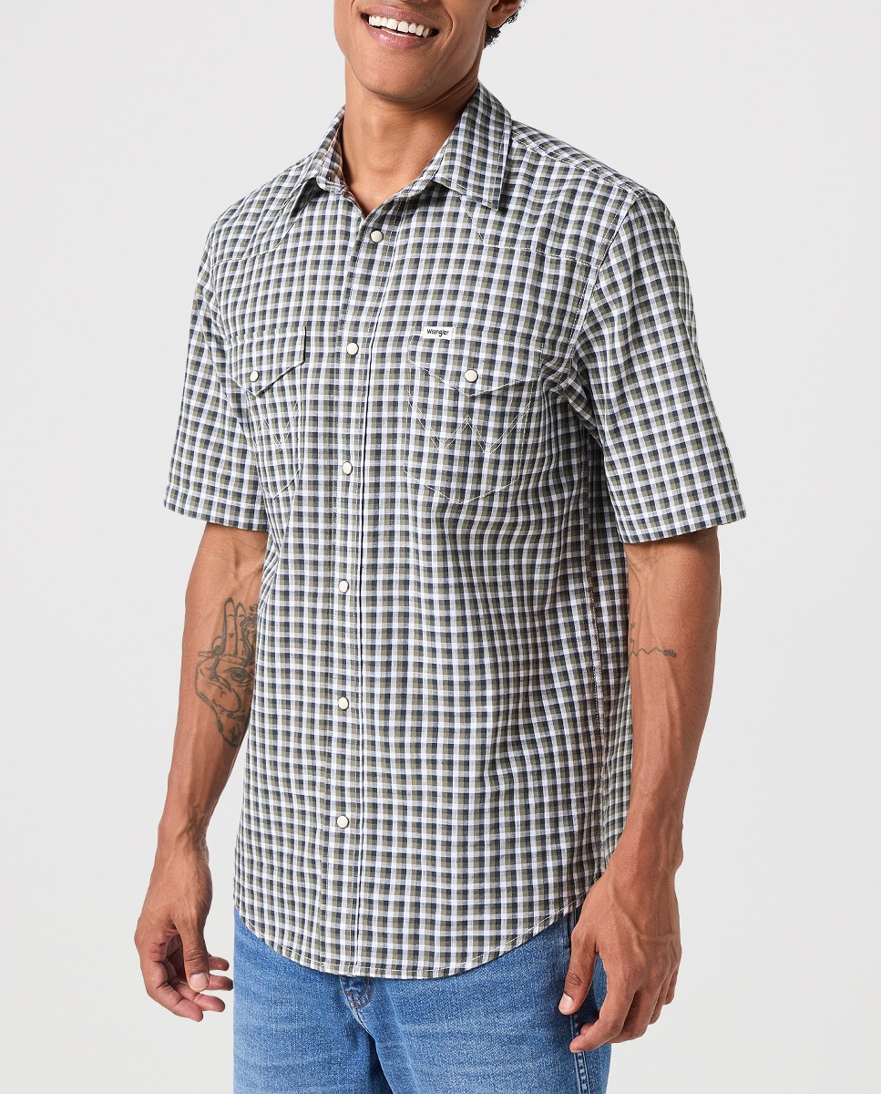 Imagen 0 de Camisa de hombre manga corta