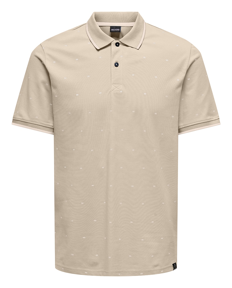 Imagen 0 de Polo de hombre de piqué compuesto 100% de algodón orgánico. Regular fit.