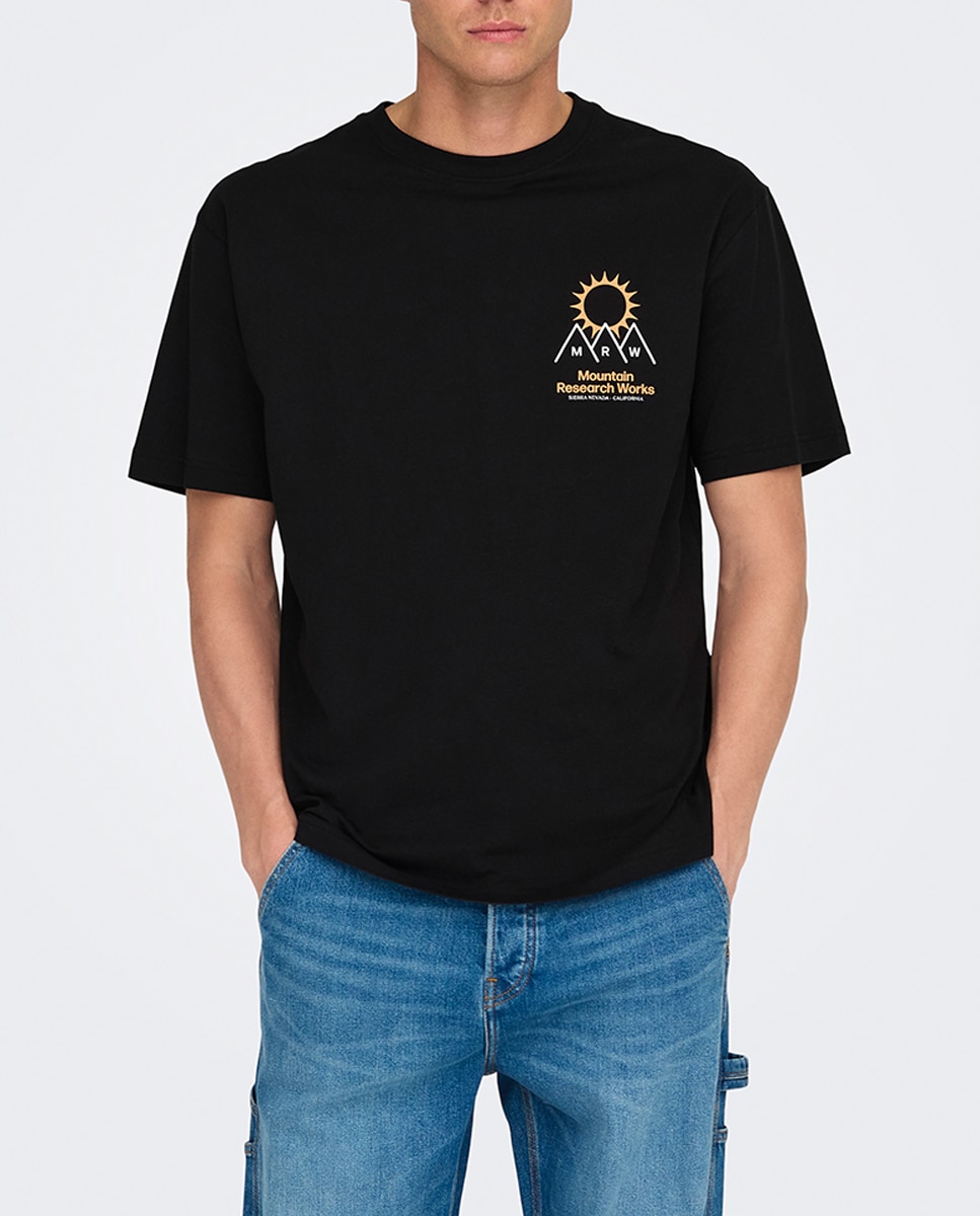 Imagen 0 de Camiseta de manga corta de hombre relax