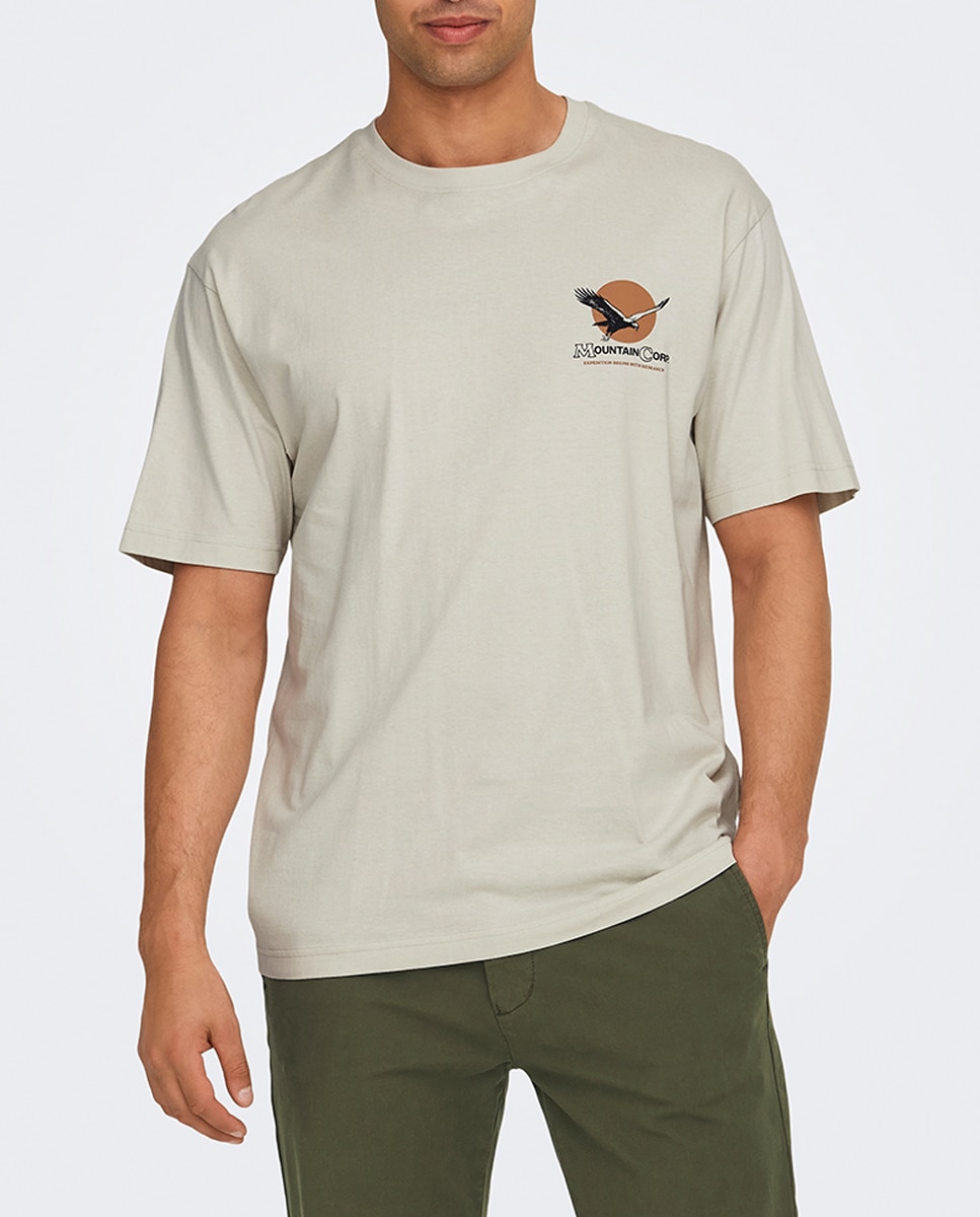 Imagen 0 de Camiseta de manga corta de hombre relax