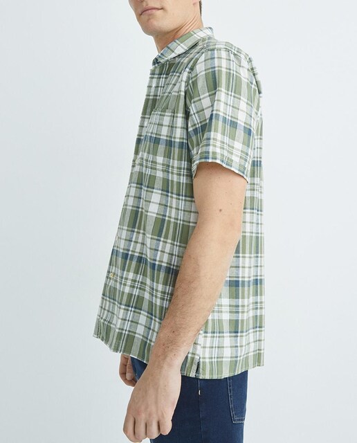 Imagen 0 de Camisa de hombre de manga corta estampada