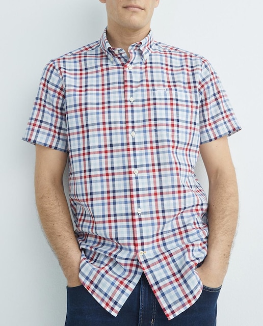 Imagen 0 de Camisa de hombre de manga corta estampada