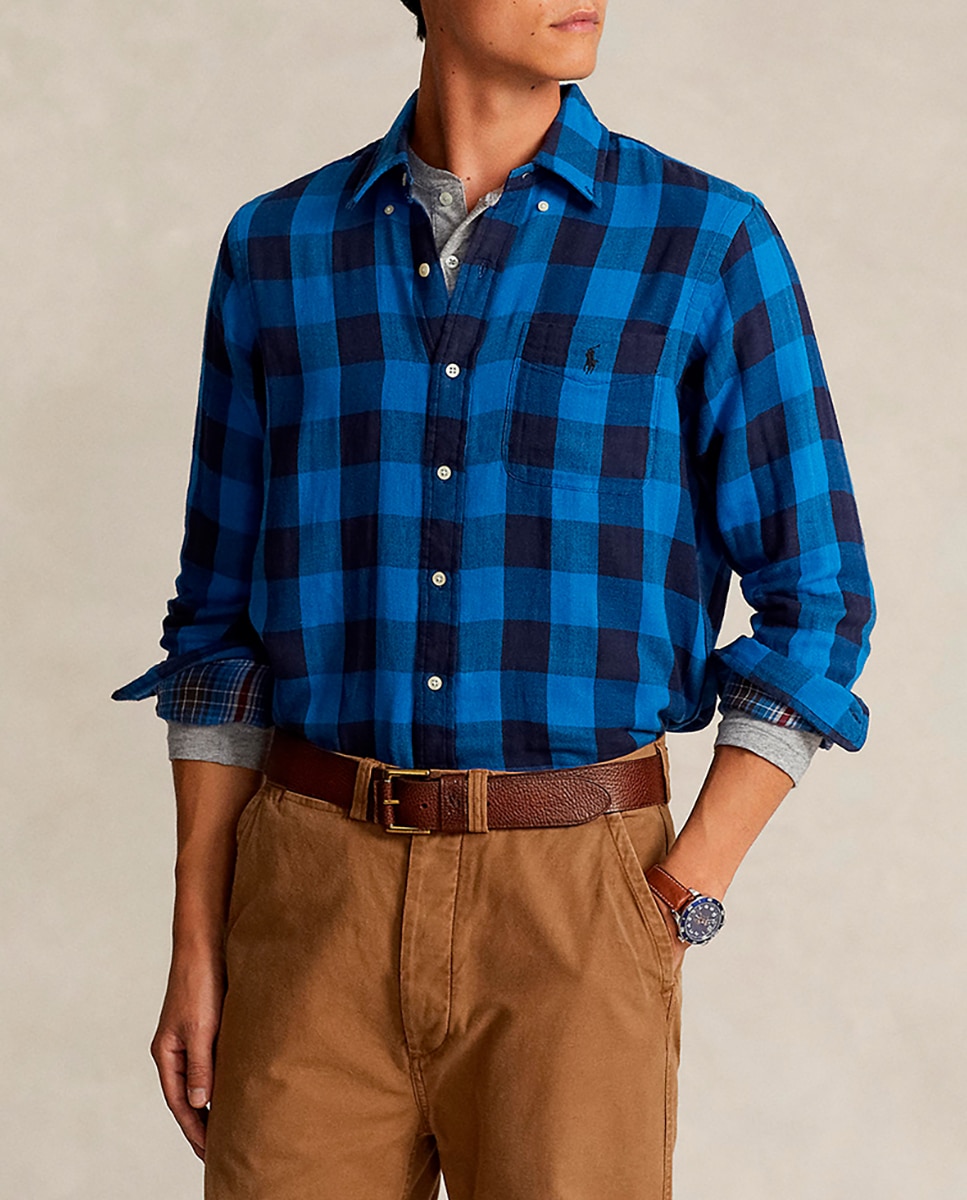 Imagen 0 de Camisa de hombre regular fit de doble cara