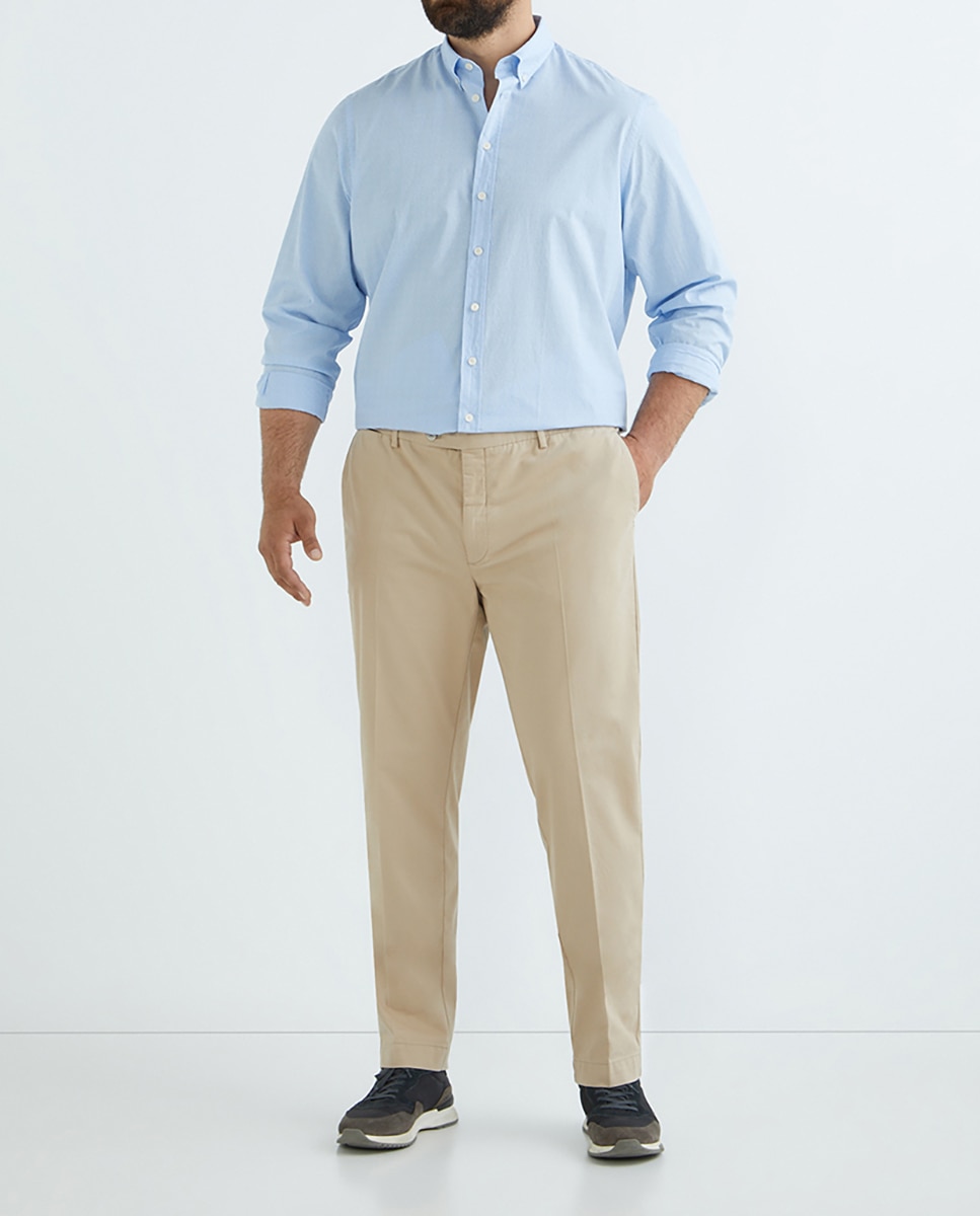 Imagen 0 de Camisa de hombre classic fit fil-coupé tallas grandes