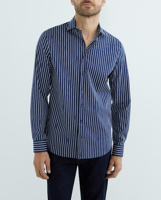 Imagen 0 de Camisa hombre de vestir custom a rayas