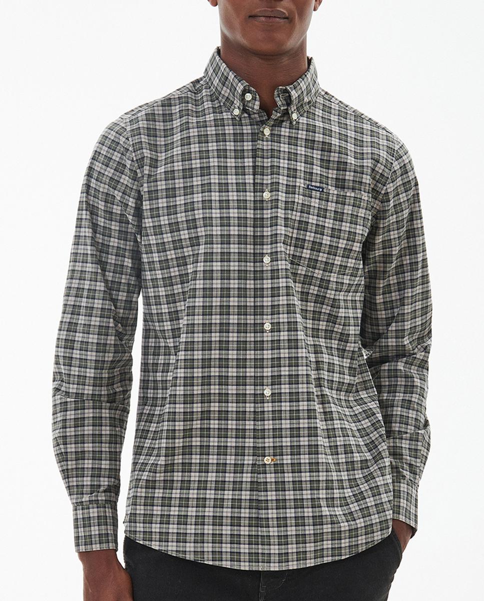 Imagen 0 de Camisa de hombre de manga larga y estampado de cuadros