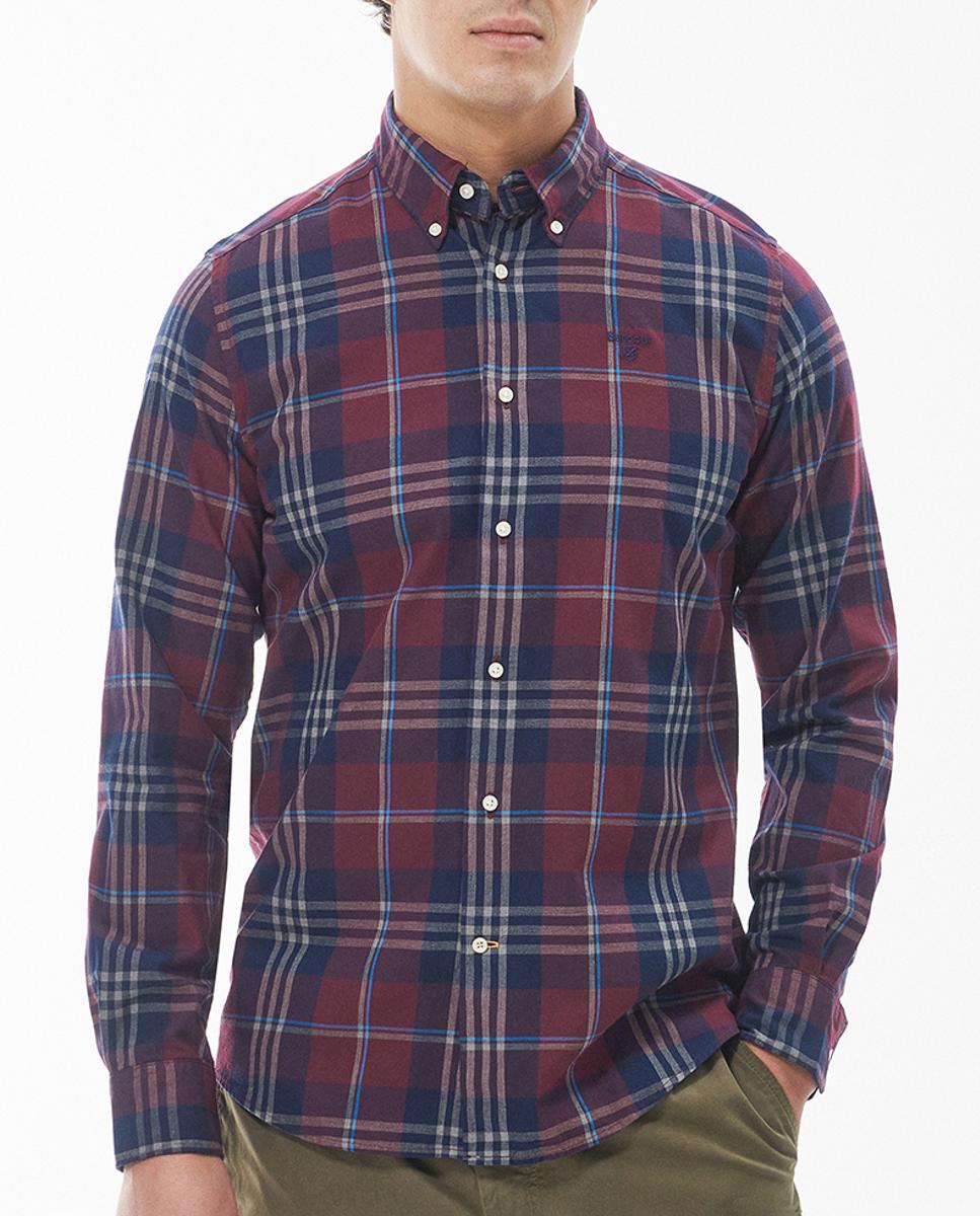 Imagen 0 de Camisa de hombre de manga larga y diseño de cuadros
