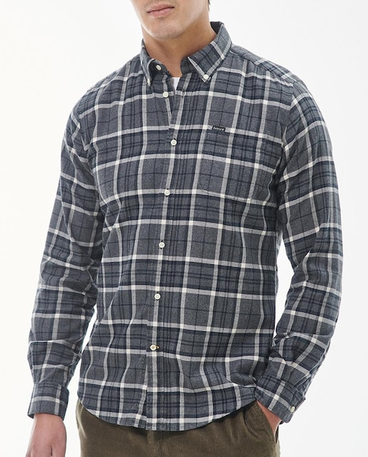 Imagen 0 de Camisa de hombre de manga larga de cuadros