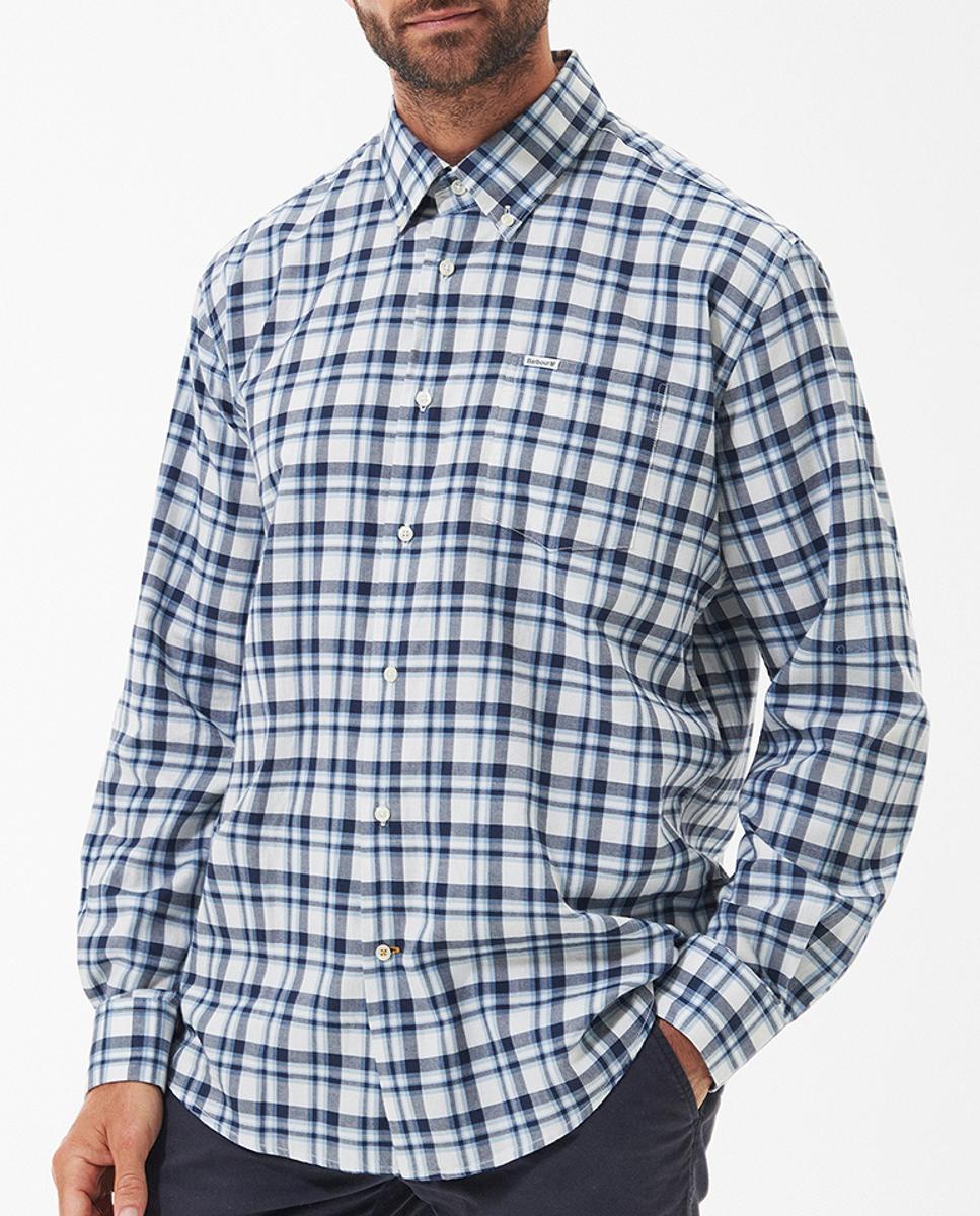 Imagen 0 de Camisa cuadros de hombre de manga larga y corte regular