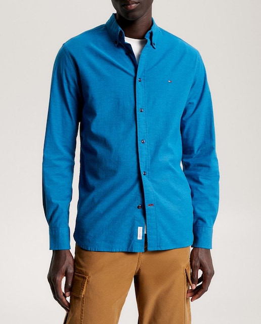 Imagen 0 de Camisa de hombre de Oxford lisa