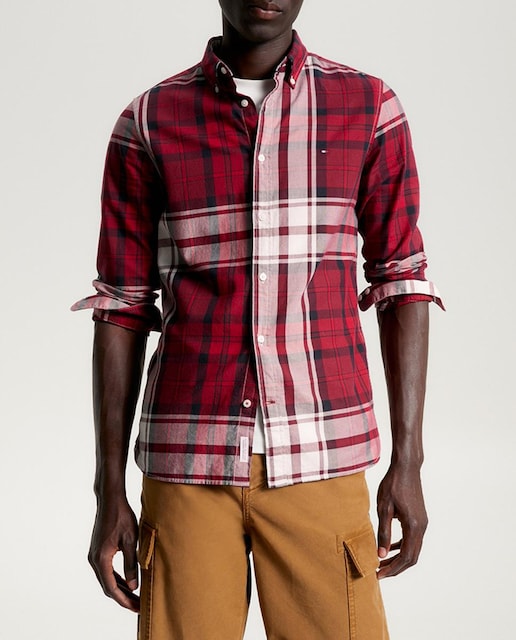 Imagen 0 de Camisa de hombre de cuadros slim fit