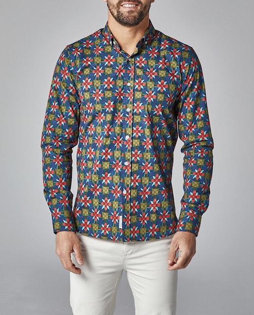 Imagen 0 de Camisa de hombre manga larga corte slim