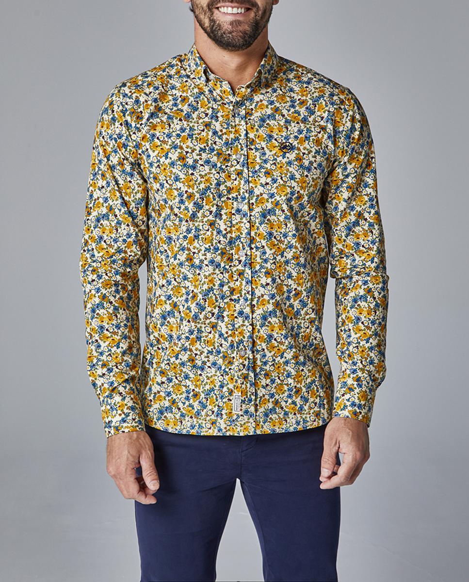 Imagen 0 de Camisa de hombre manga larga corte slim