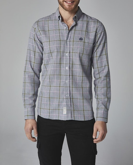 Imagen 0 de Camisa de hombre de cuadros corte slim