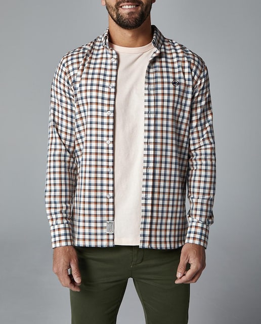 Imagen 0 de Camisa de hombre de cuadros corte slim