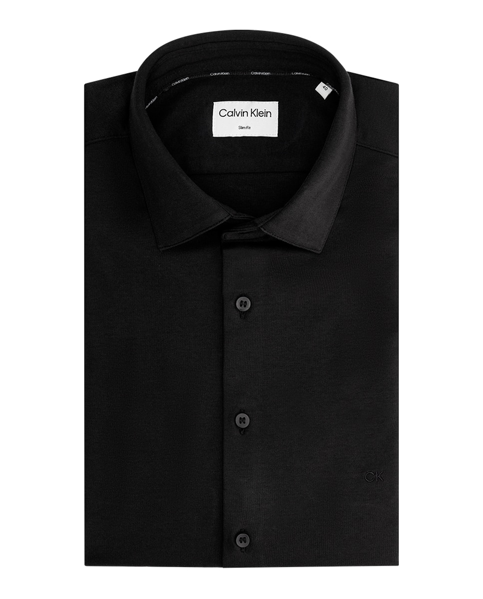 Imagen 0 de Camisa de hombre de vestir slim en color negro