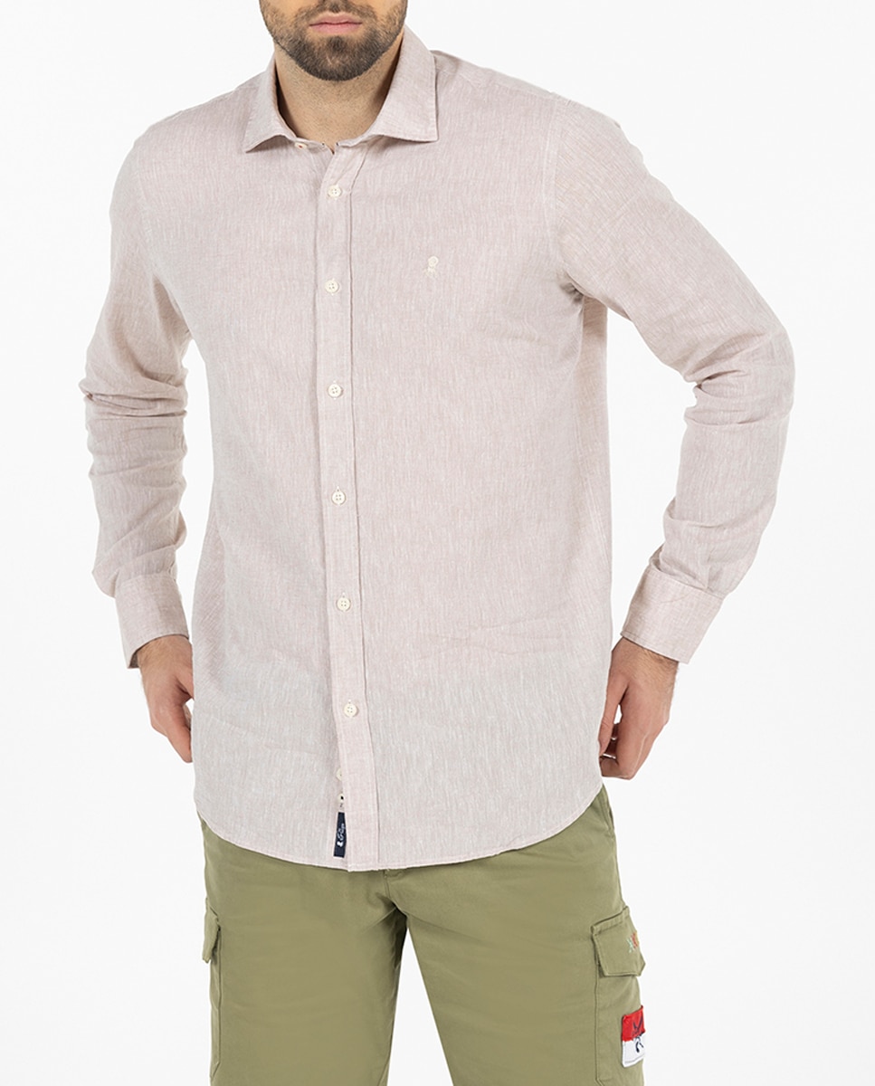 Imagen 0 de Camisa lisa hombre