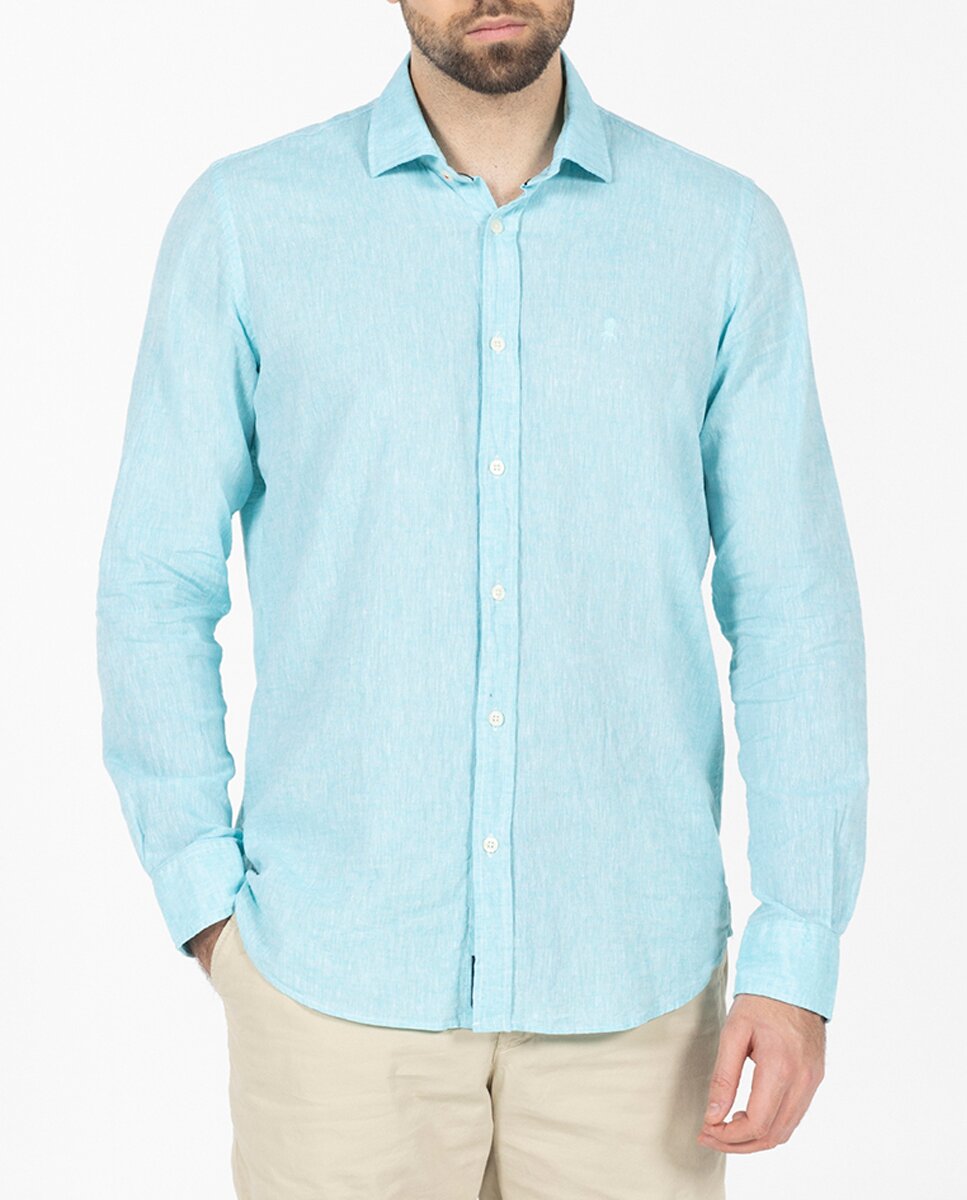 Imagen 0 de Camisa lisa hombre