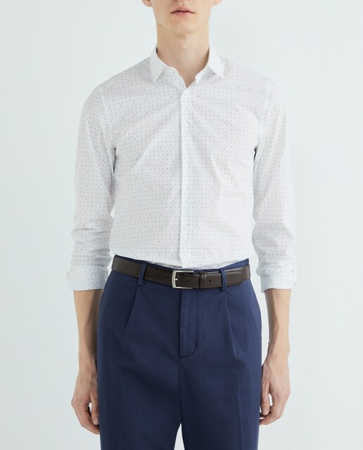 Imagen 0 de Camisa de hombre de vestir slim estampada