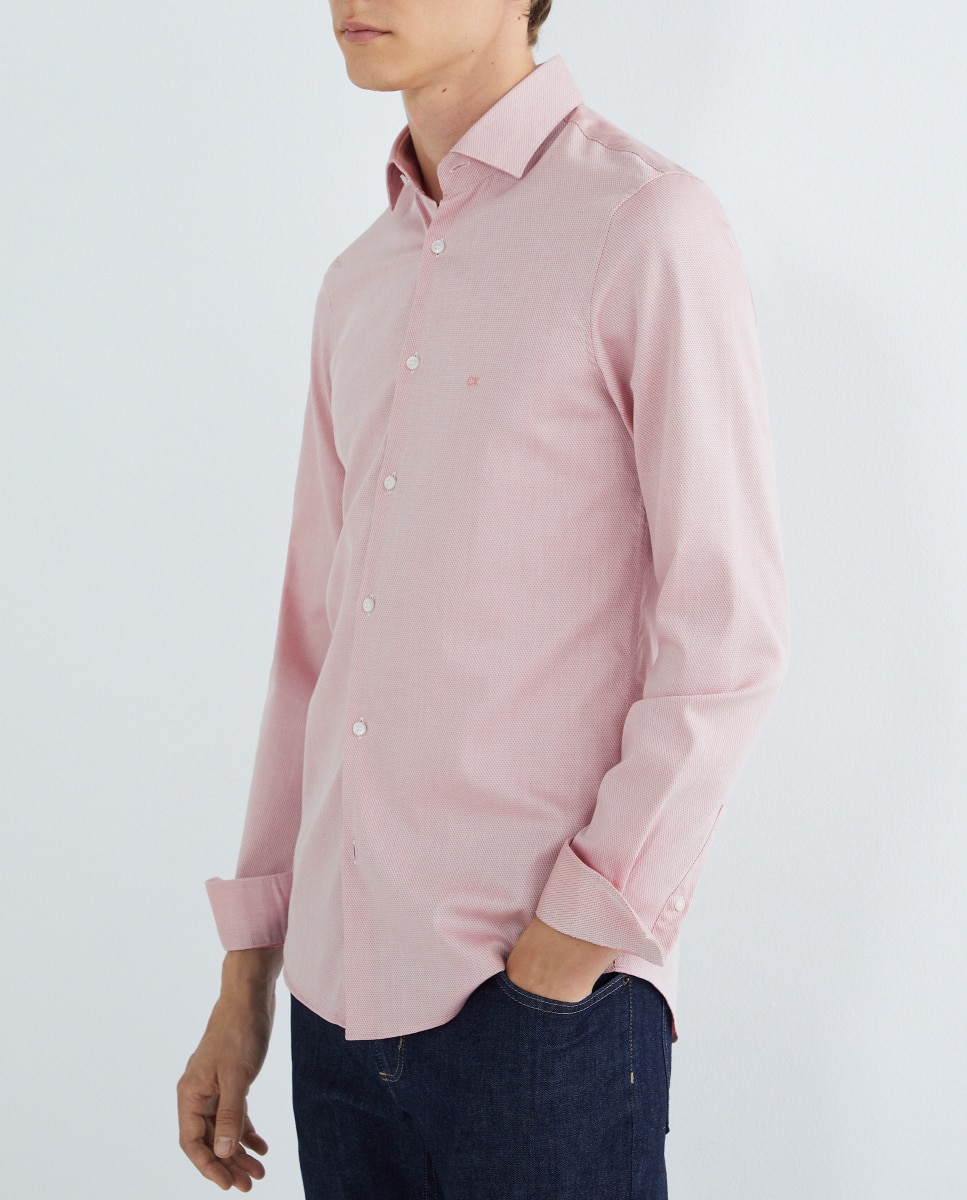 Imagen 0 de Camisa de hombre de vestir slim con estructura