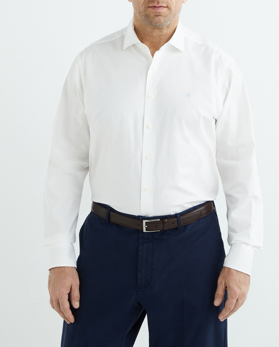 Imagen 0 de Camisa de hombre classic fit texturizada tallas grandes